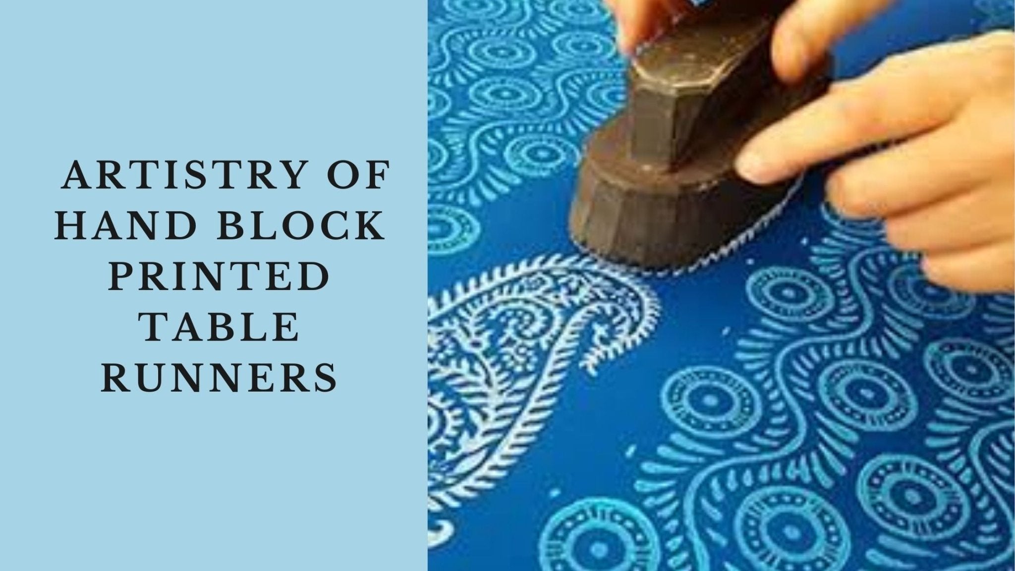 The Timeless Artistry of Hand Block Printed Table Runners: A Marriage of Heritage and Modern Dining Elegance
